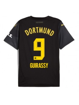 Borussia Dortmund Serhou Guirassy #9 Gostujuci Dres 2024-25 Kratak Rukavima